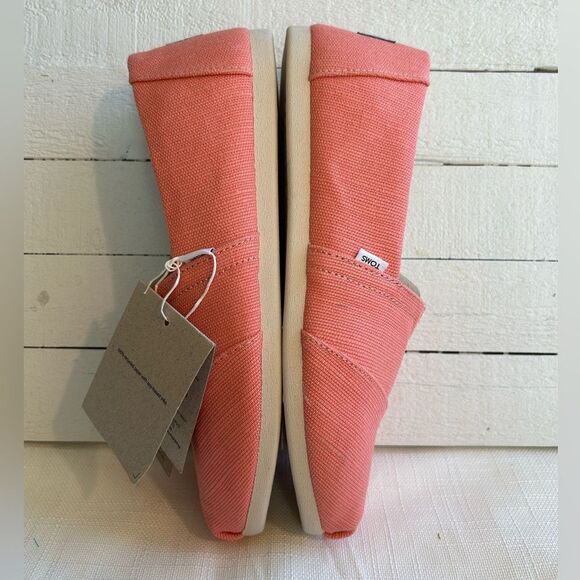 Tom’s Alpargata Shell Pink Heritage Canvas 7.5 NWT - Picture 8 of 10